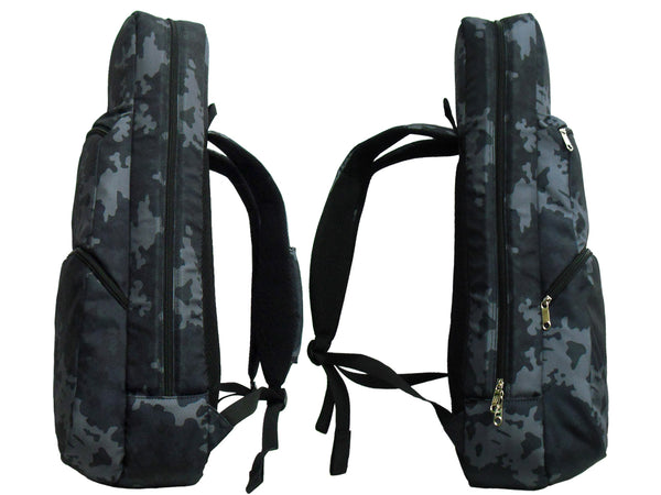 26" Tenor Pattern Print Ukulele Gig Bag Backpack (CAMOUFLAGE DARK GRAY)