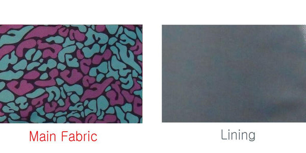 21" Soprano Pattern Print Ukulele Sling Gig Bag (SKY BLUE/PINK LETTERS)