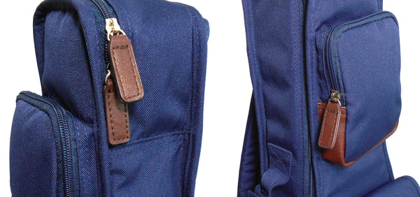 21" Soprano Custom Fit 900D Polyester Ukulele Sling Gig Bag (NAVY)