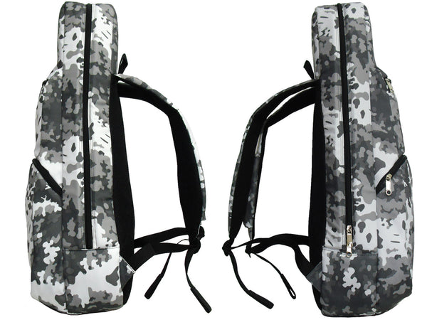 26" Tenor Pattern Print Ukulele Gig Bag Backpack (CAMOUFLAGE LIGHT GRAY)