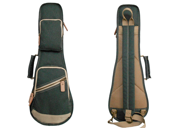 21" Soprano Custom Fit Stylish Polyester Ukulele Gig Bag (CHARCOAL GRAY)