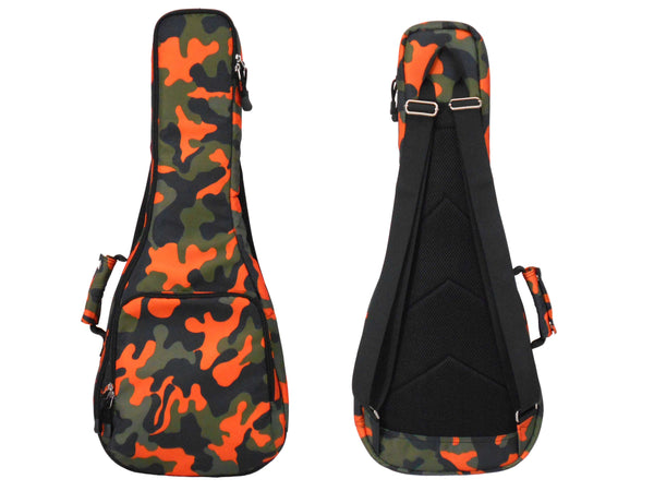 Camouflage Printed Nylon Twill Ukulele Gig Bag