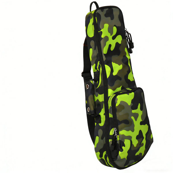 21" Soprano Camouflage Printed Nylon Twill Ukulele Gig Bag Sling Bag