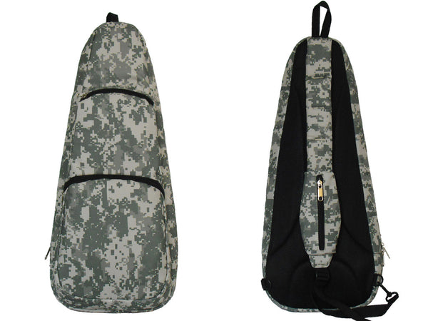 21" Soprano Pattern Print Ukulele Sling Gig Bag ( KHAKI/AMY GREEN FOREST)