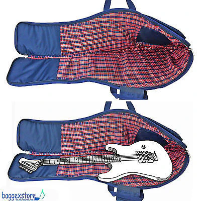 Union Jack Electric Guitar Gig Bag Guitar Case with Adjustable Straps