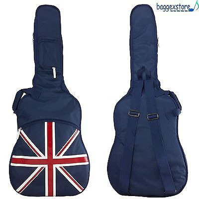 Union Jack Folk Acoustic Guitar Padded Gig Bag