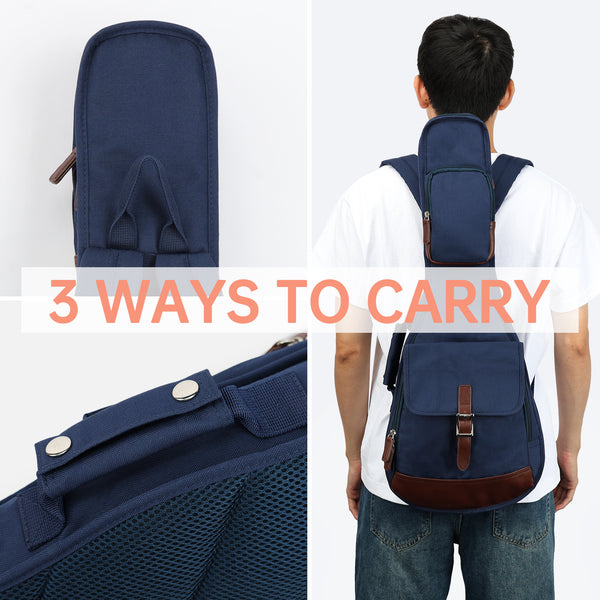 23" Concert Custom Fit 900D Polyester Ukulele Gig Bag (NAVY)