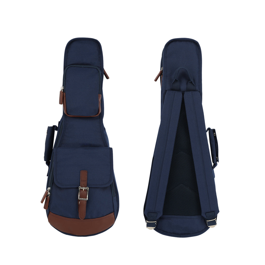 23" Concert Custom Fit 900D Polyester Ukulele Gig Bag (NAVY)