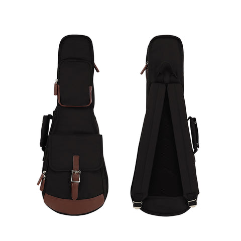 23" Concert Custom Fit 900D Polyester Ukulele Gig Bag (BLACK)