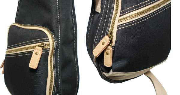 21" Soprano Custom Fit Stylish Polyester Ukulele Gig Bag (BLACK)