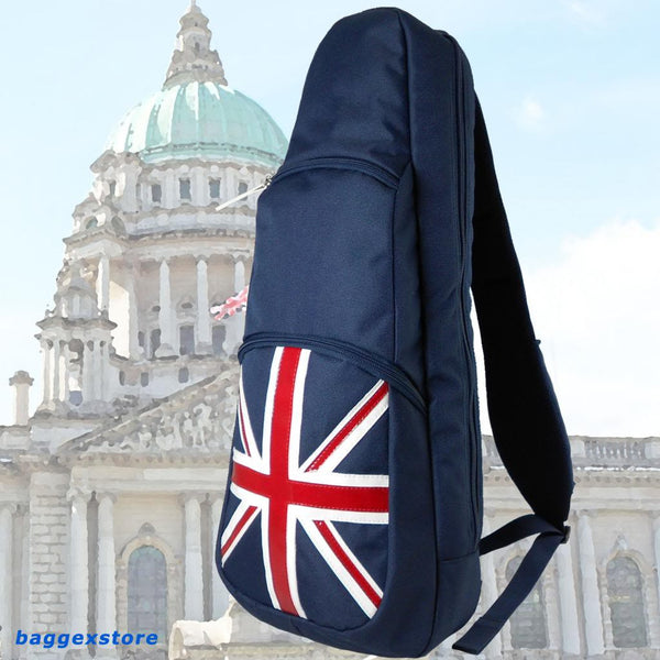 Union Jack UK Flag 24" Concert Ukulele Sling Gig Bag (NAVY)