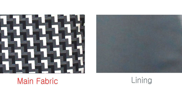 26" Tenor Pattern Print Ukulele Gig Bag Backpack (BLACK/ WHITE L PATTERN)
