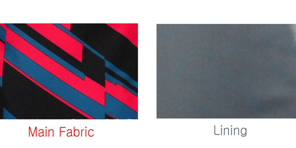 24” Concert Pattern Print Ukulele Sling Gig Bag (RED/ BLUE LIGHTING)