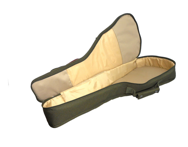 21" Soprano Custom Fit 900D Polyester Ukulele Sling Gig Bag (OLIVE GREEN)