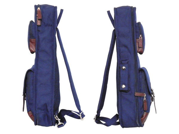 21" Soprano Custom Fit 900D Polyester Ukulele Sling Gig Bag (NAVY)