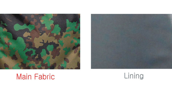 24” Concert Pattern Print Ukulele Sling Gig Bag (Green Brown Circle Camouflage)