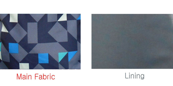 26" Tenor Pattern Print Ukulele Gig Bag Backpack (Blue Black Swallow Tail)