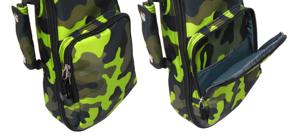 21" Soprano Camouflage Printed Nylon Twill Ukulele Gig Bag Sling Bag
