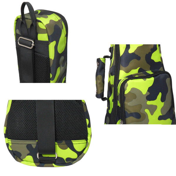 21" Soprano Camouflage Printed Nylon Twill Ukulele Gig Bag Sling Bag