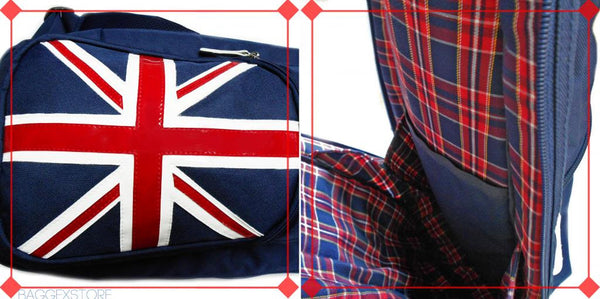 Union Jack UK Flag 24" Concert Ukulele Sling Gig Bag (NAVY)